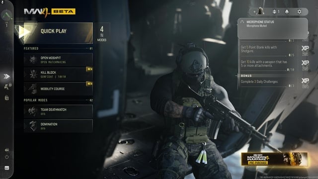 La beta abierta de Modern Warfare 4 llega con campaña jugable y un mapa inédito de Warzone: todo lo que hay que saber