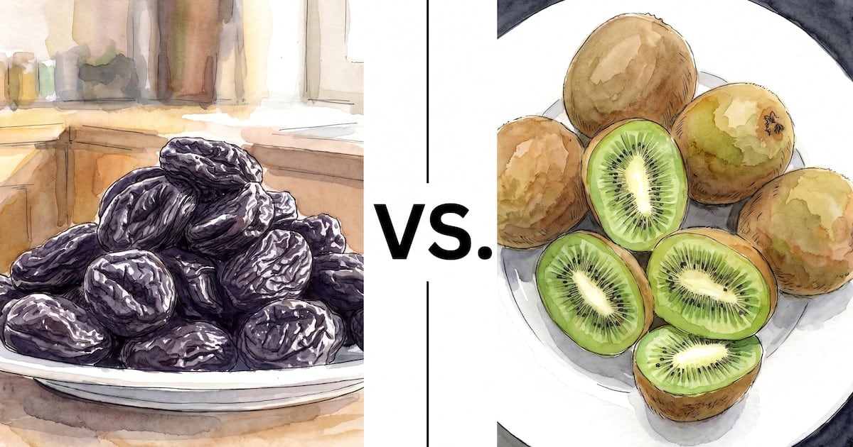 Entre el kiwi y la ciruela pasa: qué dice la evidencia sobre dos frutas que prometen mejorar el tránsito intestinal