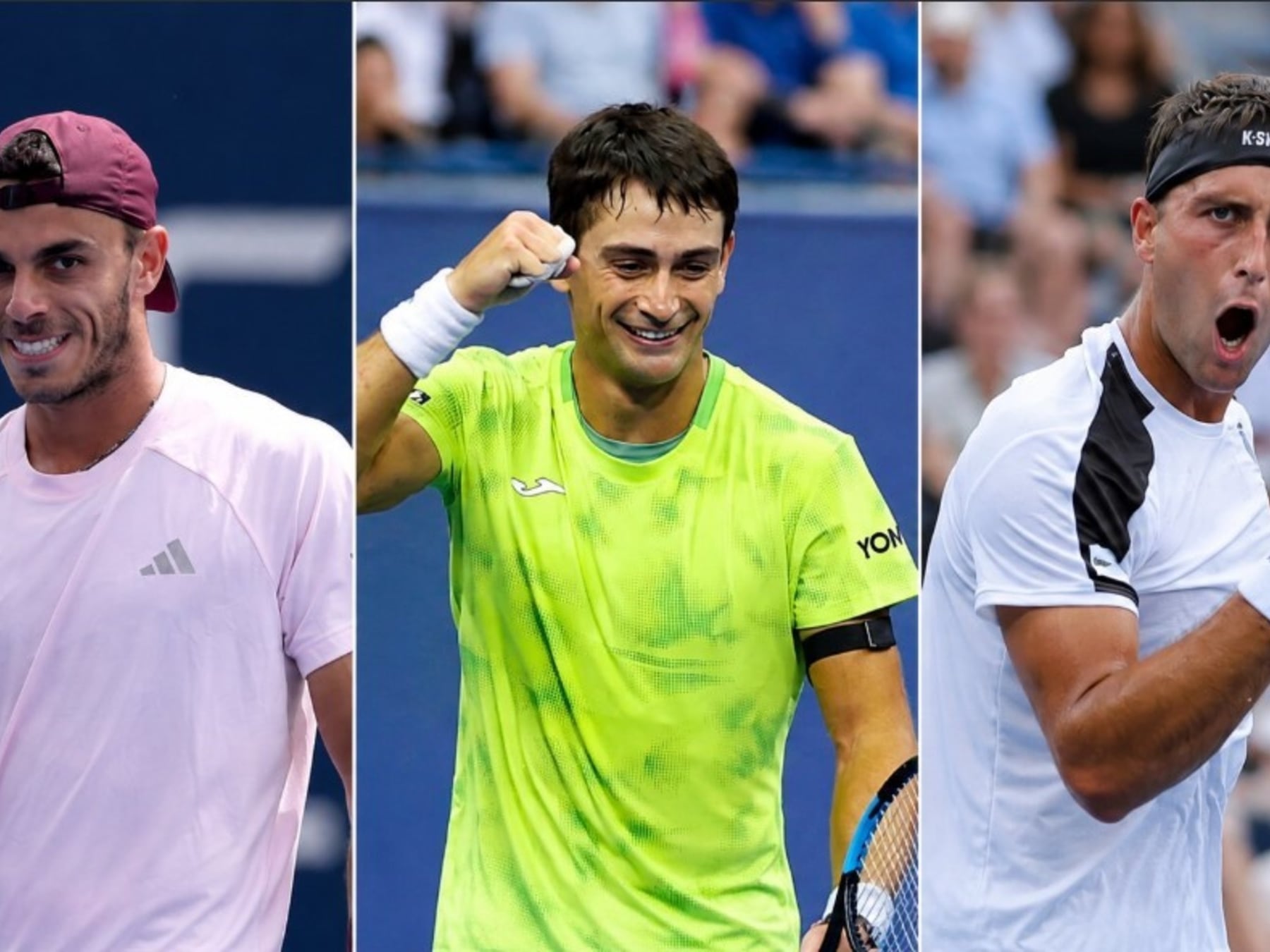 Tres en la tercera: el tenis argentino vuelve a asomar en Nueva York