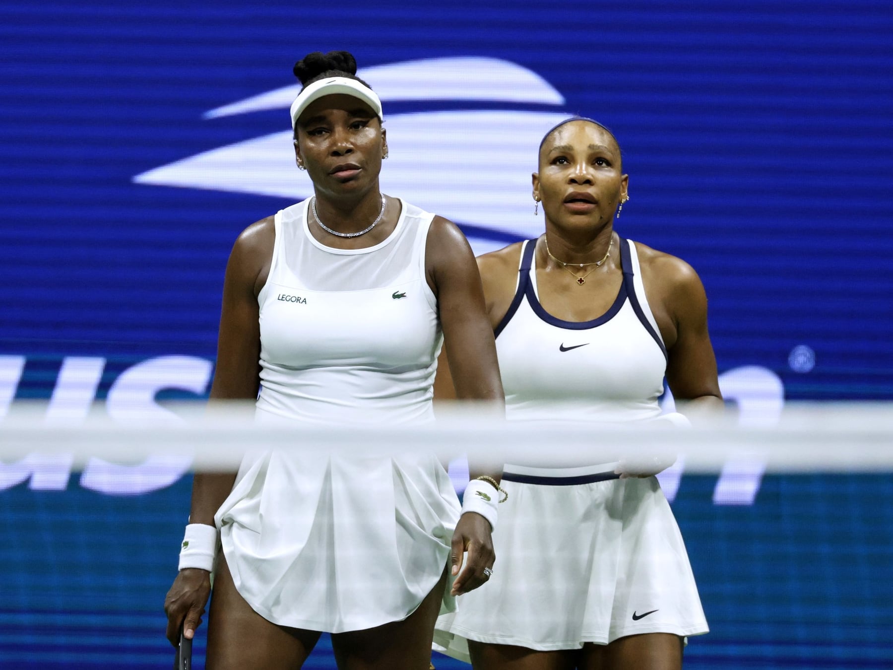 Las Williams se despidieron en la primera ronda del dobles del US Open tras desperdiciar una ventaja de 5-0