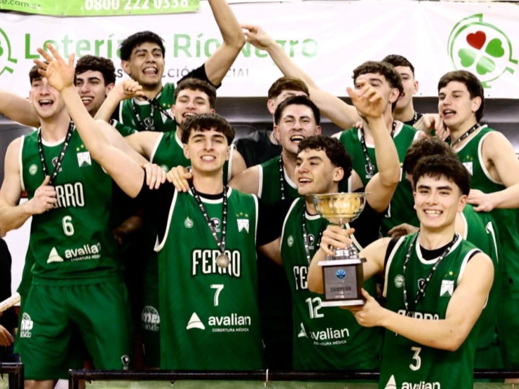 Ferro Carril Oeste se consagró campeón de la Liga Federal Formativa U21 en Viedma y cerró una temporada con seis etapas a cuesta