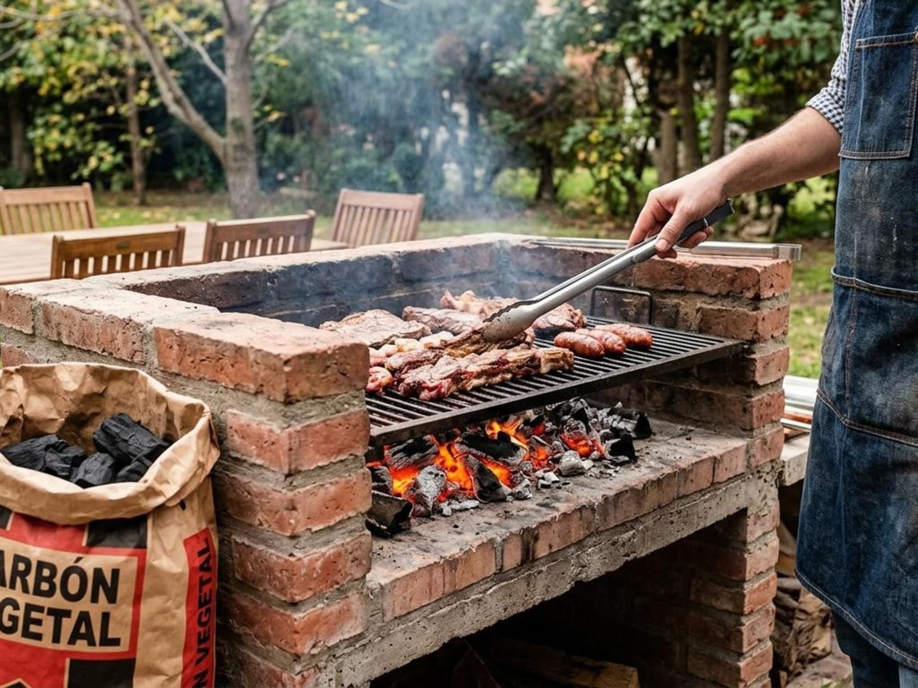 Asado sin sobresaltos: cuánto echar al fuego para que no te queden las brasas cortas