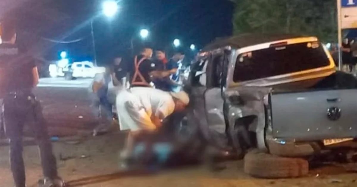 Choque fatal en San Vicente: dos muertos y cinco heridos en la Ruta 14