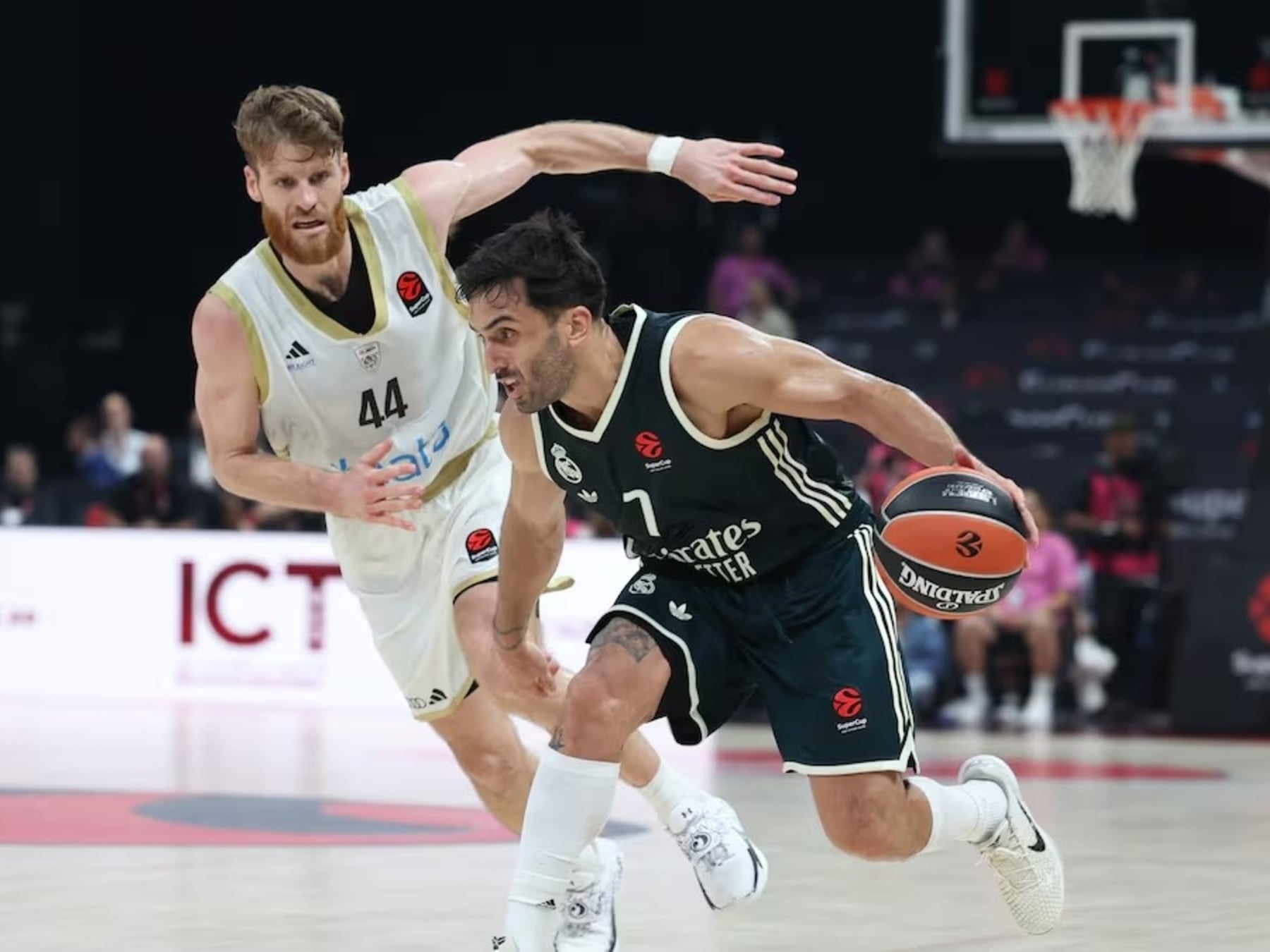 Madrid tropieza en su estreno europeo: cae en Dubai por la mínima con Campazzo en cancha y Deck sin anotar