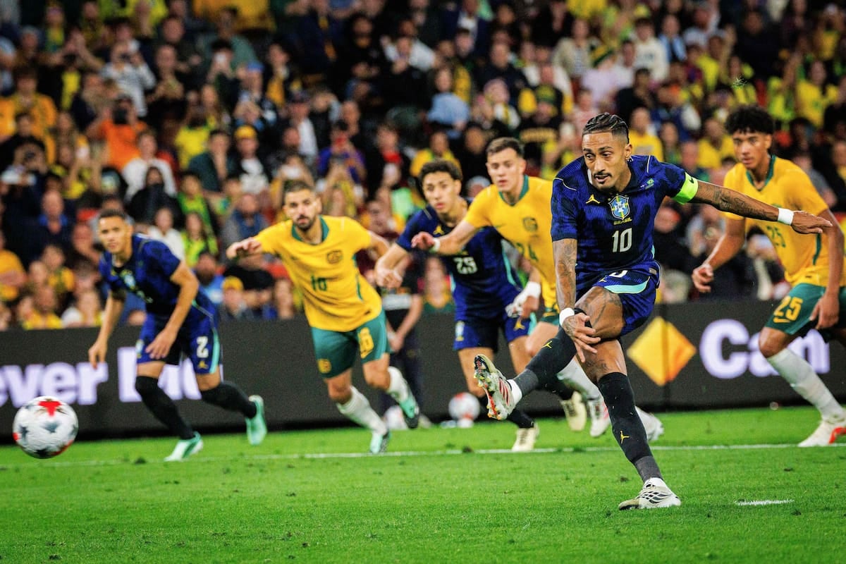 Brasil revirtió en Brisbane con los cambios de Ancelotti como punto de inflexión y se llevó el amistoso por 4 a 2