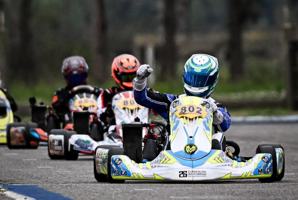 Fausto Schioppa, el piloto de 16 años que aprendió a esperar y se ganó un lugar en el Mundial de Rotax