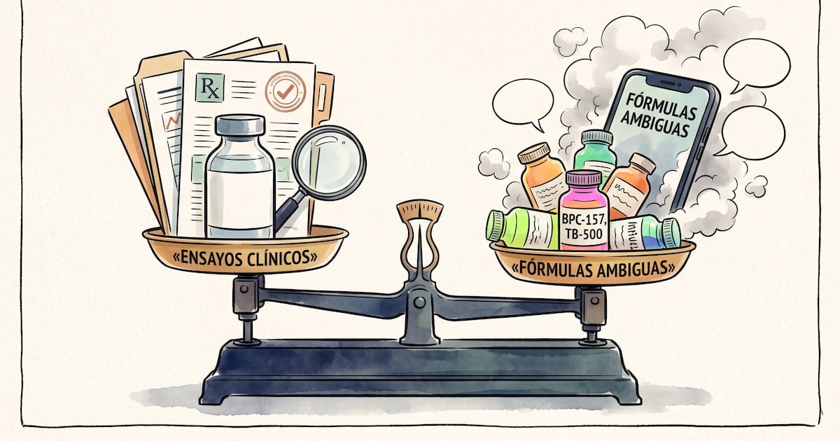 Péptidos bajo la lupa: por qué un mismo nombre puede esconder promesas y evidencias muy distintas