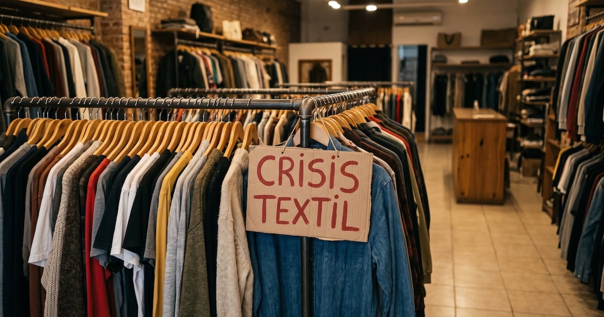 La industria textil atraviesa su peor momento en dos décadas: 22,6% de caída productiva y 28.000 empleos menos desde 2023