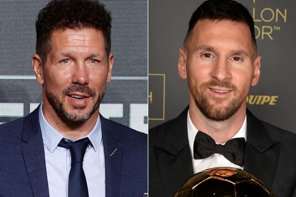 Simeone se rindió ante Messi en la sala de prensa: la insistencia como herencia