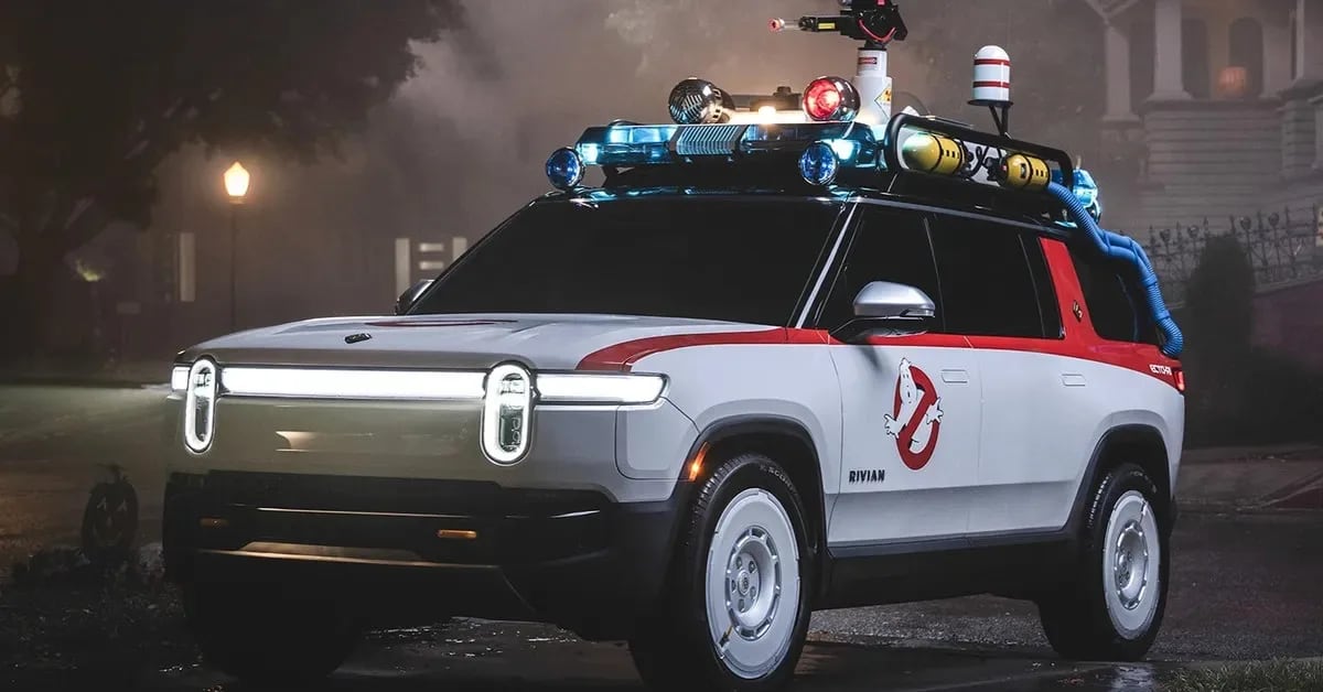 Bill Murray, Rivian y una actualización con olor a pochoclo: el cruce entre Cazafantasmas y las camionetas eléctricas