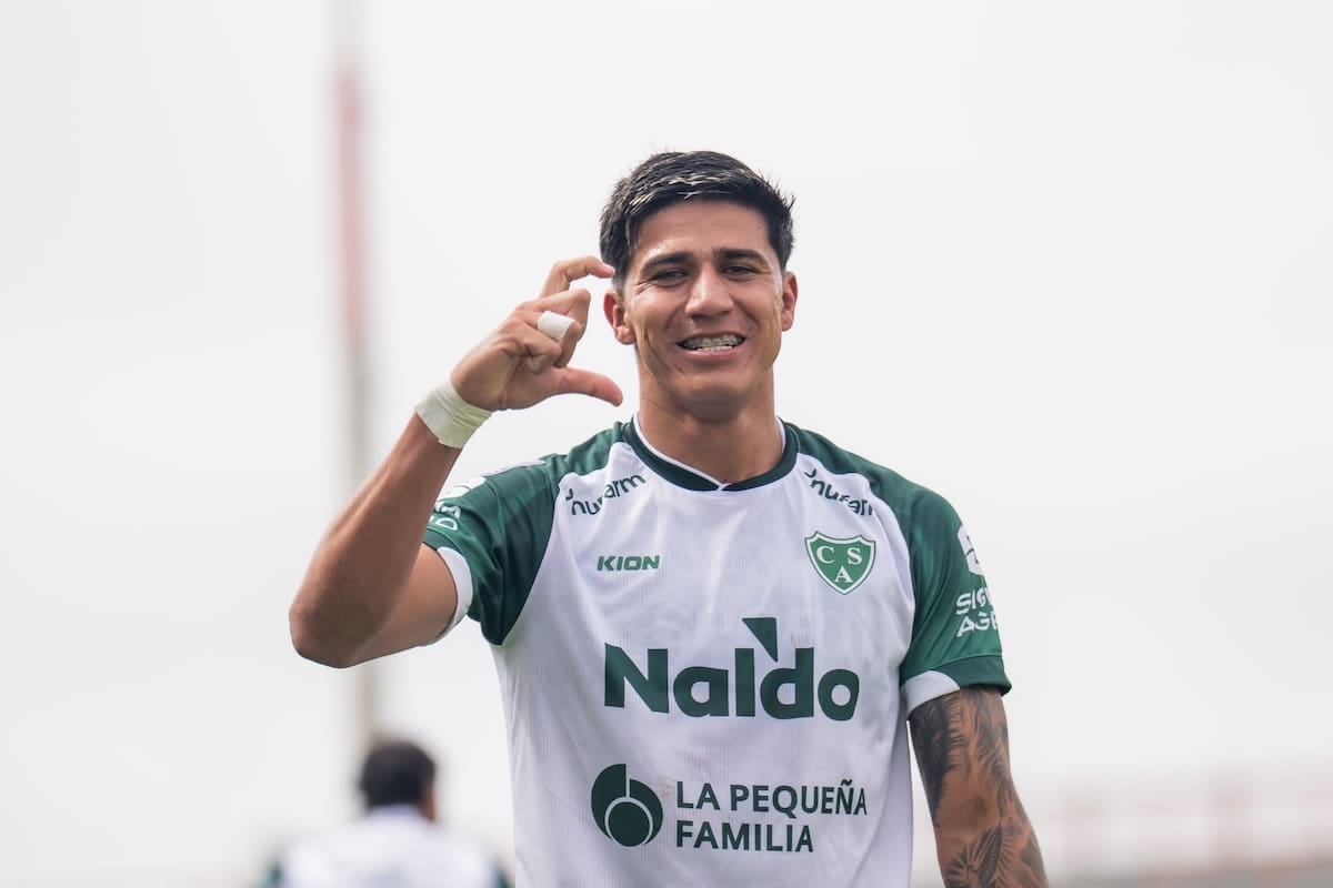 Marabel, el nueve que se recuperó de un fierro en la pierna y hoy pelea la cima de goleadores ante River
