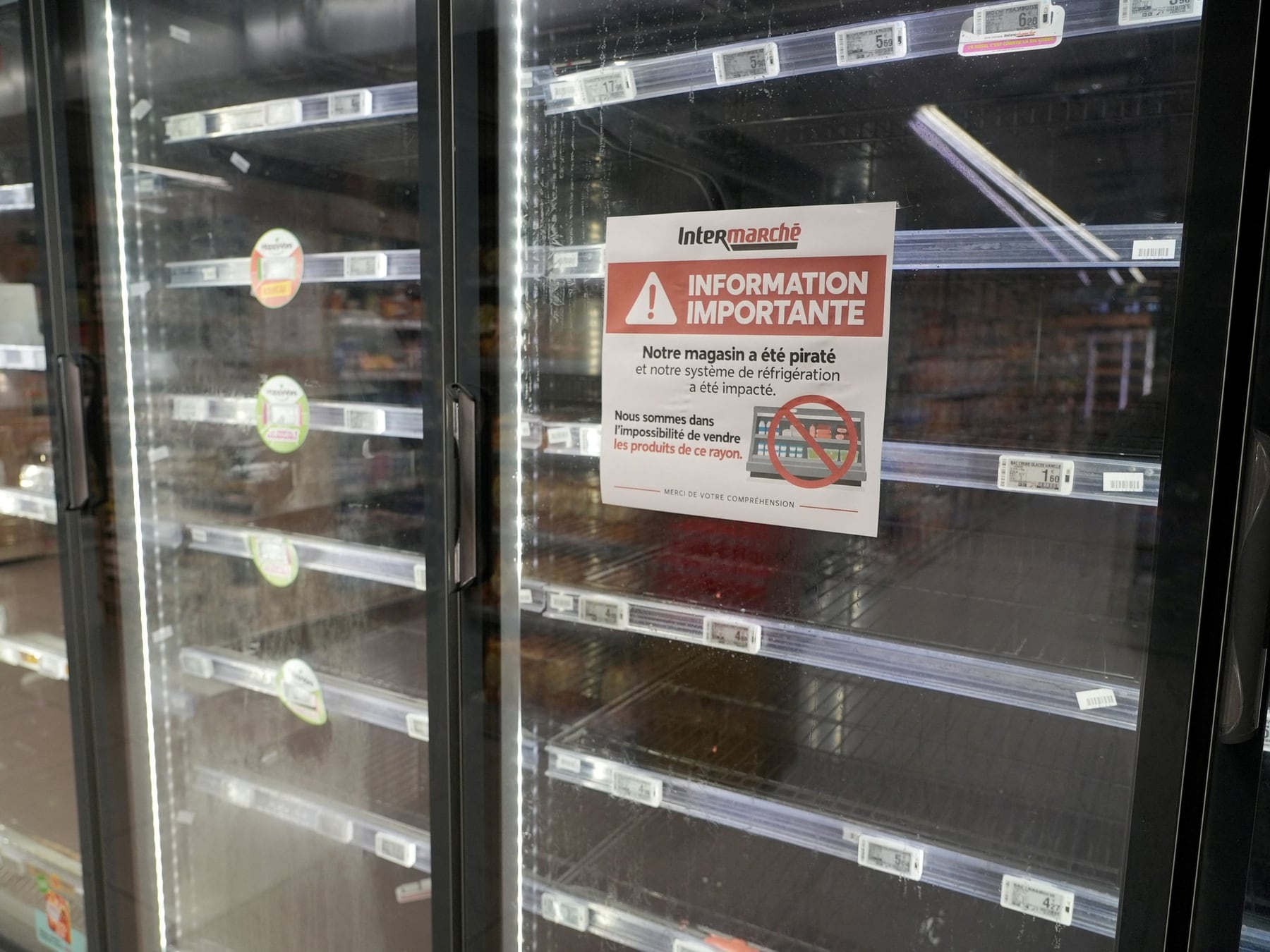 Cuando la heladera del supermercado se convierte en blanco digital: el ataque que arruinó 350 negocios en Francia