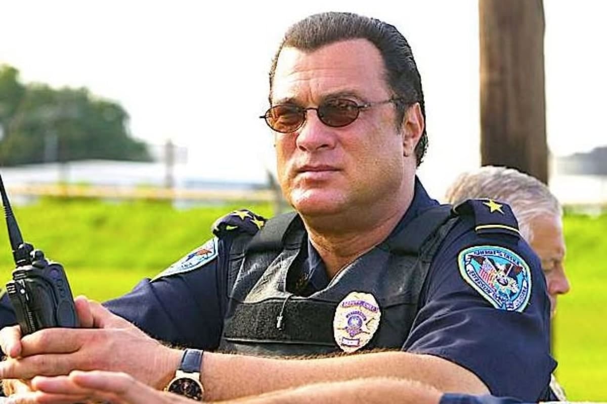 De Hollywood a la frontera: Steven Seagal se calzó el uniforme en Texas y dejó a todos hablando