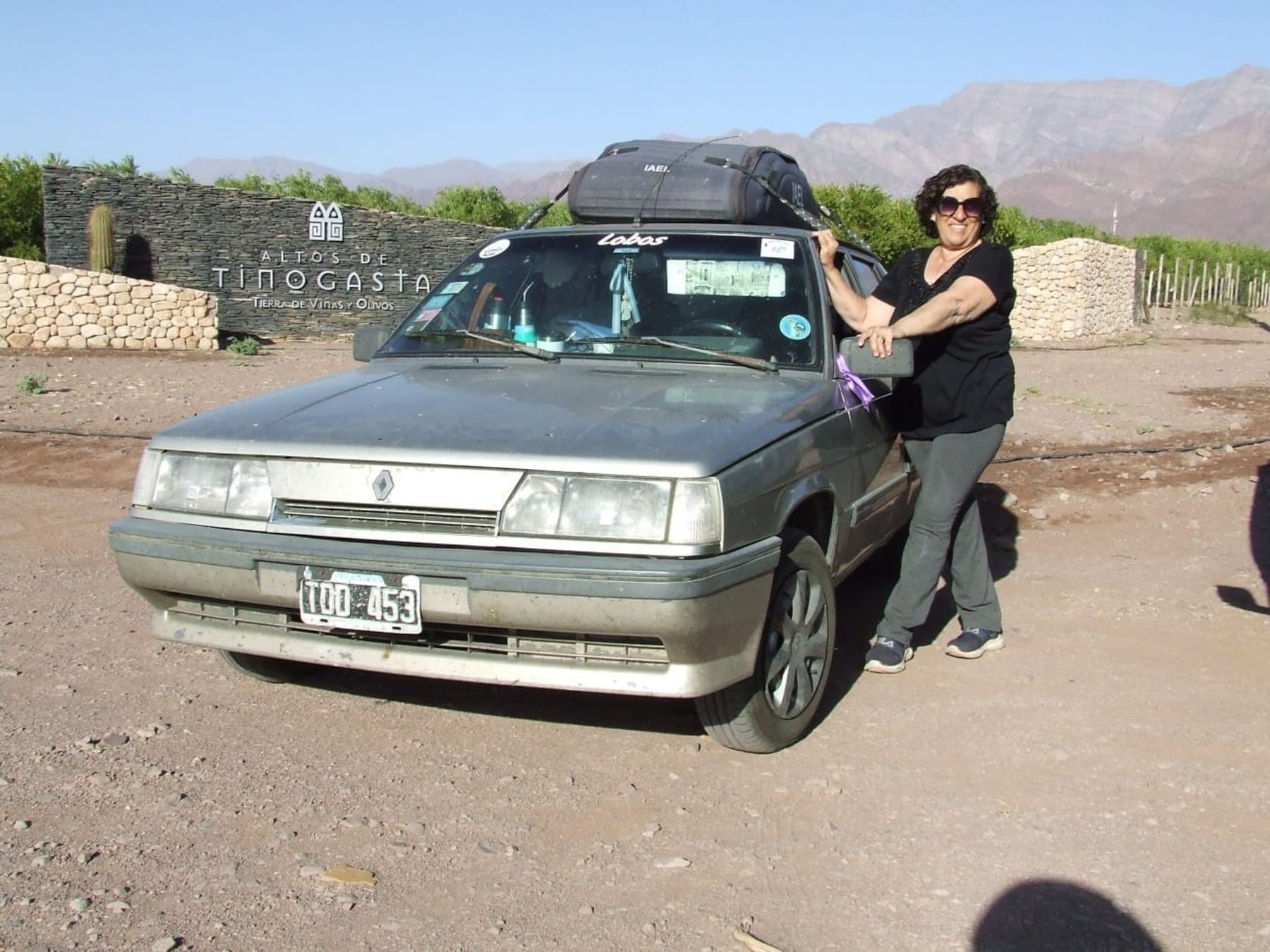 Delia Torres, la lobense que armó su casa rodante en un Renault 11 y ya recorrió la Argentina de sur a norte