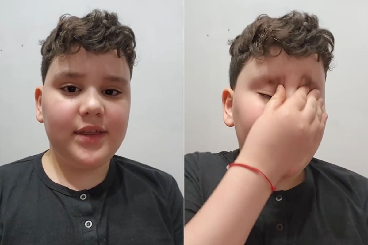 Un nene de nueve años lloró en un video y le pidió al público que deje de insultarlo tras su paso por MasterChef Junior