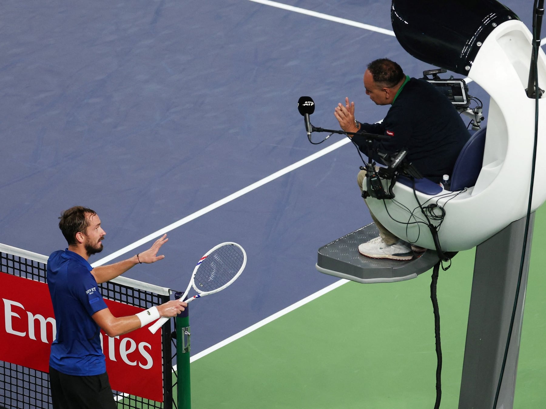 Medvedev contra el sistema: cuando el tenis ya no permite discutir la línea