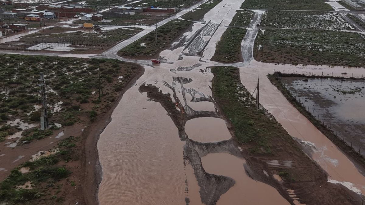Añelo activó un refugio y assisted a 25 familias por la tormenta