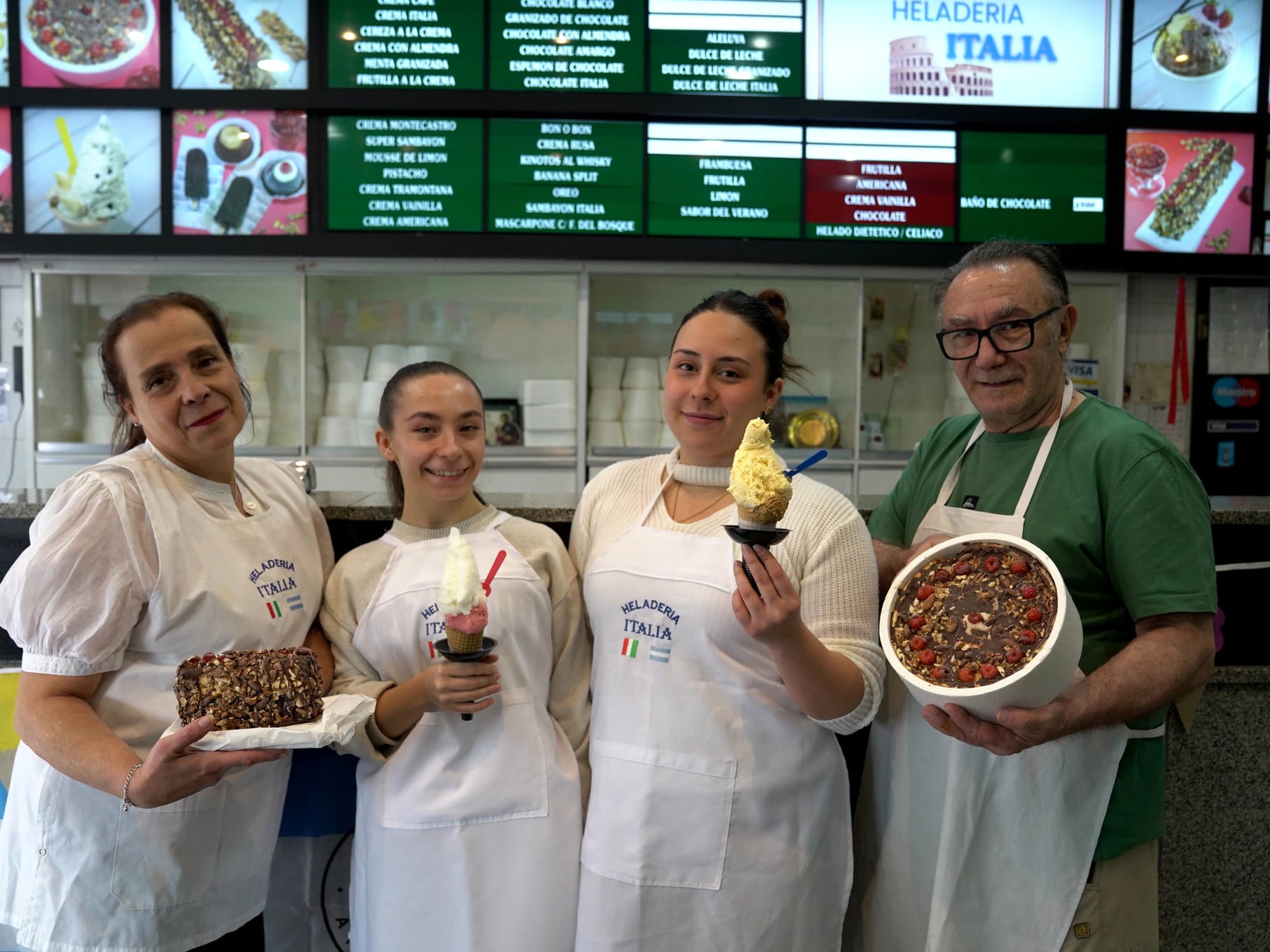 Monte Castro un gelato de familia con seis décadas de historia
