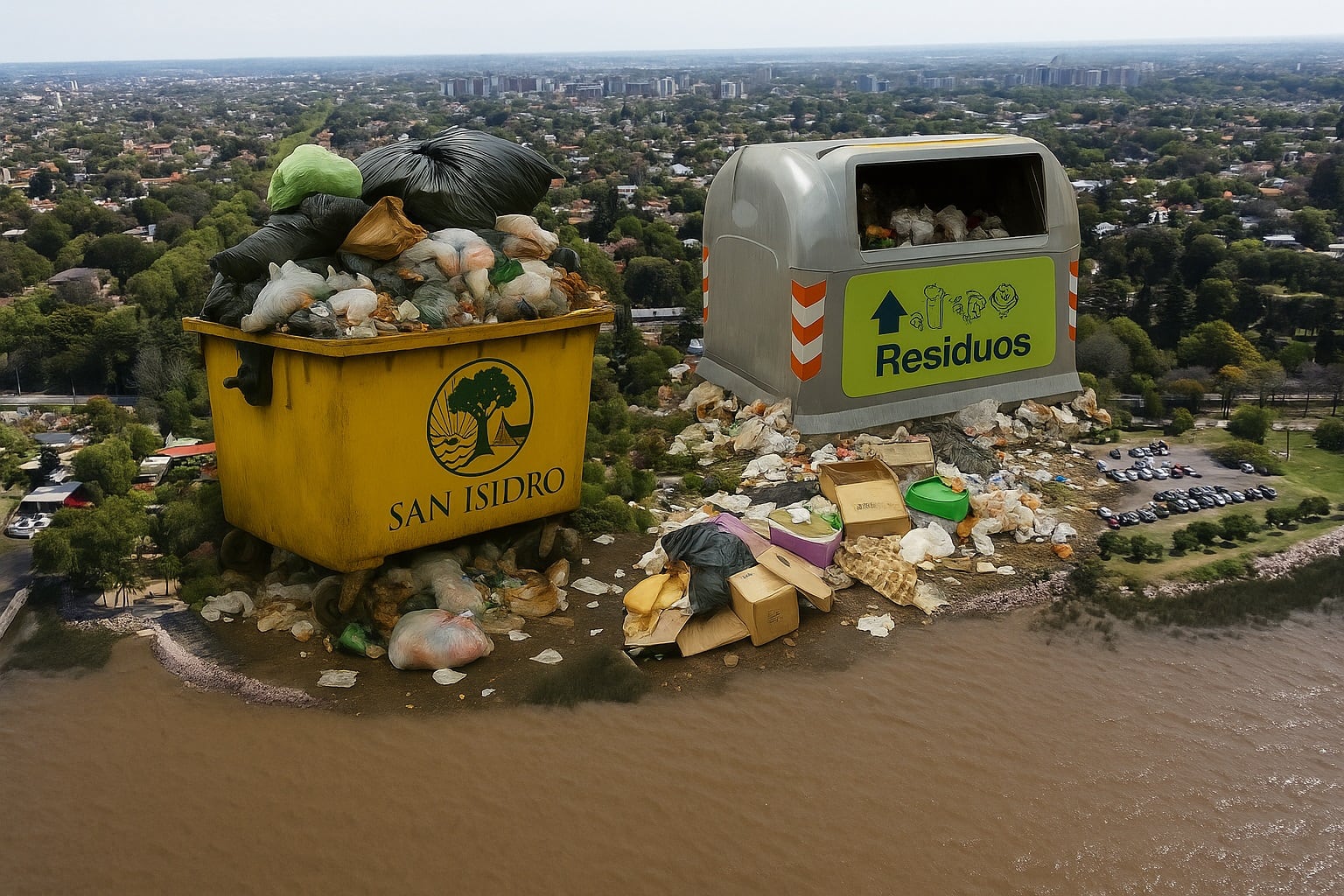 Martínez se apaga: plazas vacías, basura acumulada y abandono sin respuesta