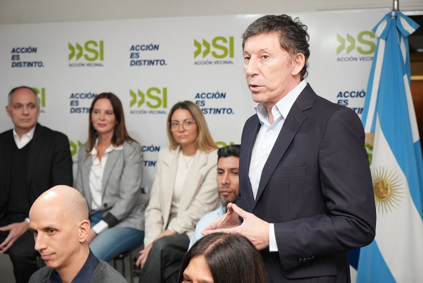 “Acción Es Distinto”: Gustavo Posse presentó el equipo de candidatos