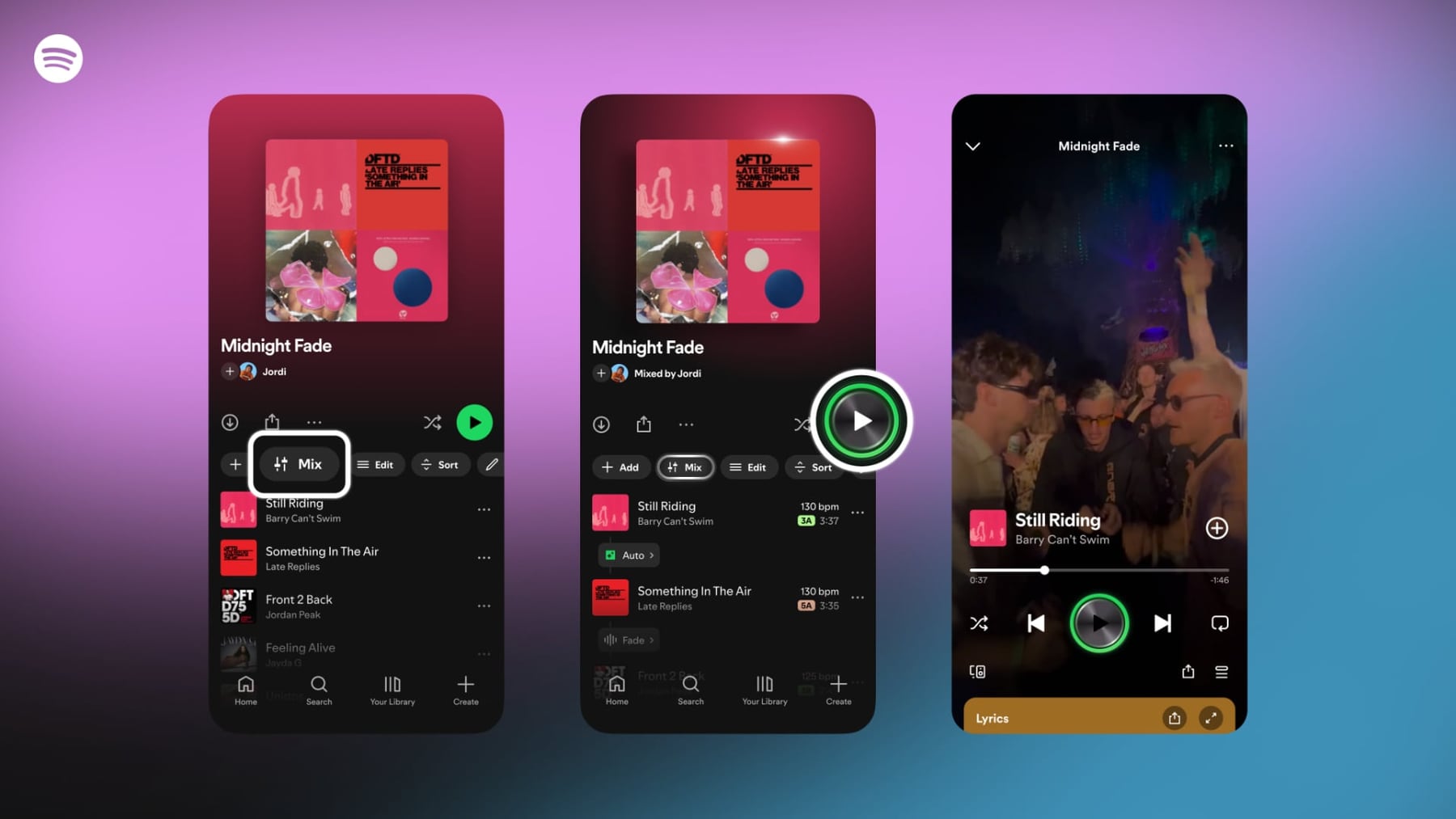 Spotify Revoluciona con Transiciones en Listas de Reproducción