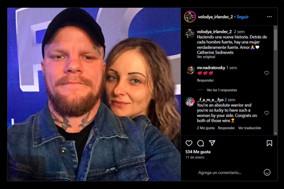 “¡Por favor, levántate!”: estaba por perder, su esposa realizó una enérgica arenga al costado del ring y el final dio la vuelta al mundo