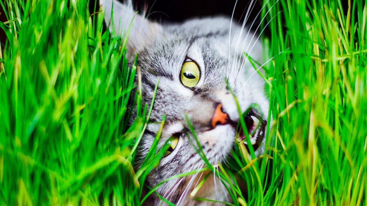Por qué los gatos comen plantas, según nuevas pistas científicas