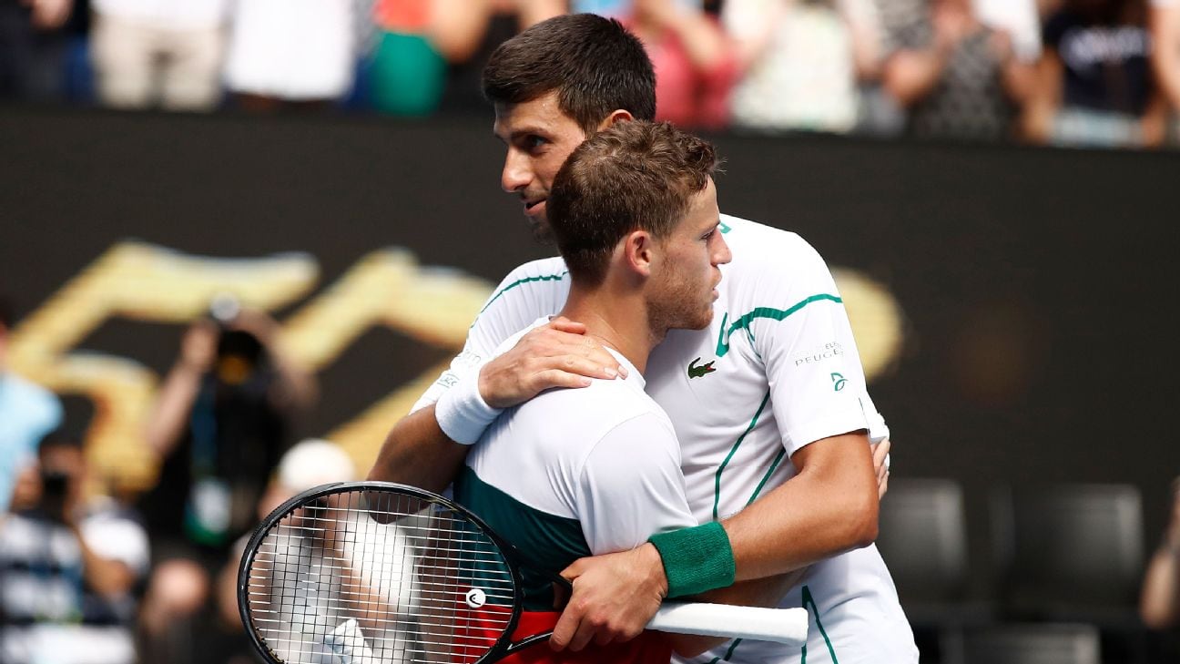 El desopilante recuerdo que le dedicó Novak Djokovic a Diego Schwartzman por su retiro