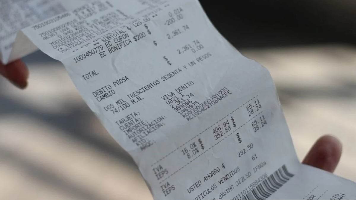 Desde hoy, los tickets deberán mostrar cuánto pagás de IVA