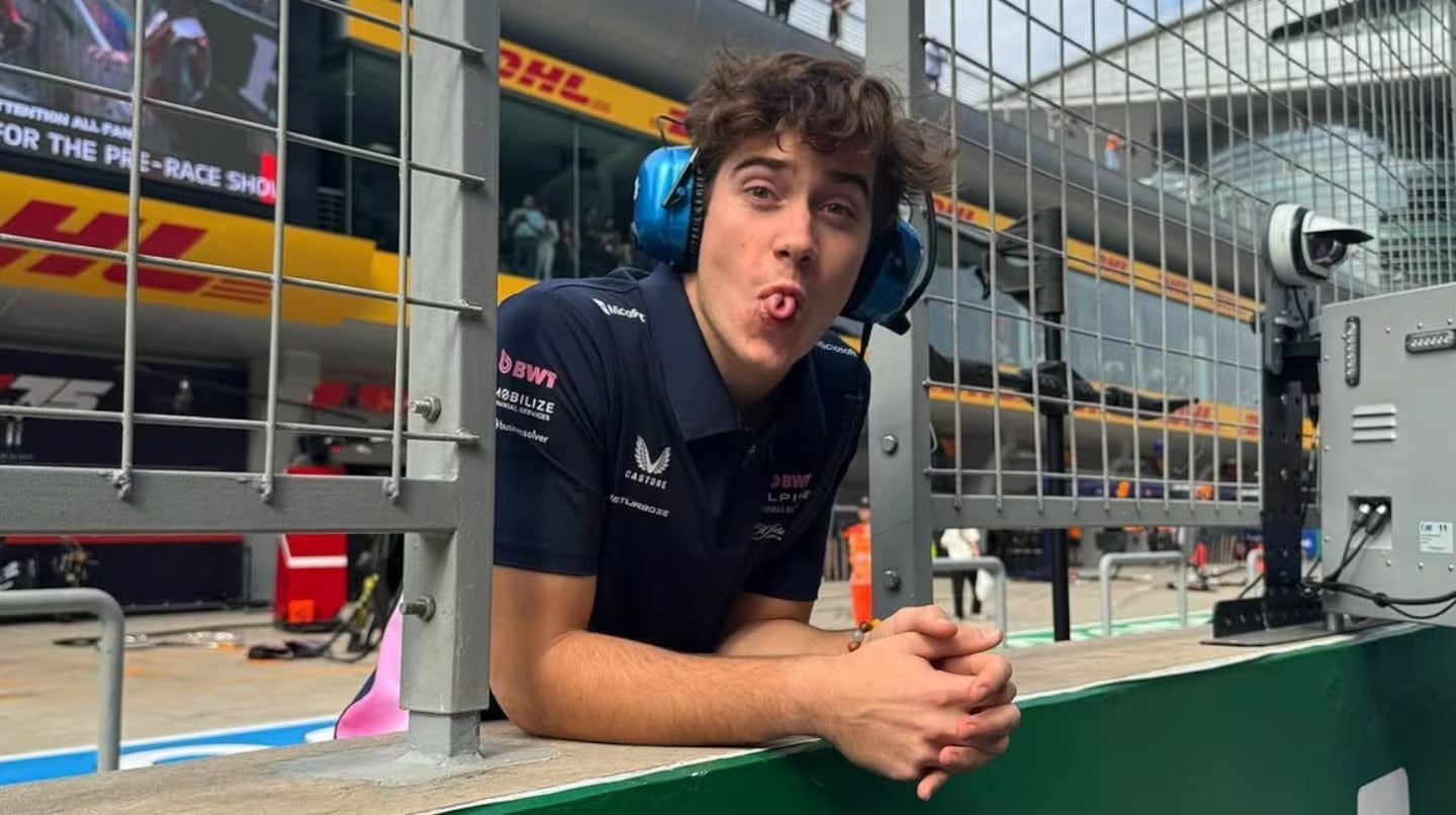 Franco Colapinto deslumbra a fans en video de Alpine: ¡Inesperado regreso!