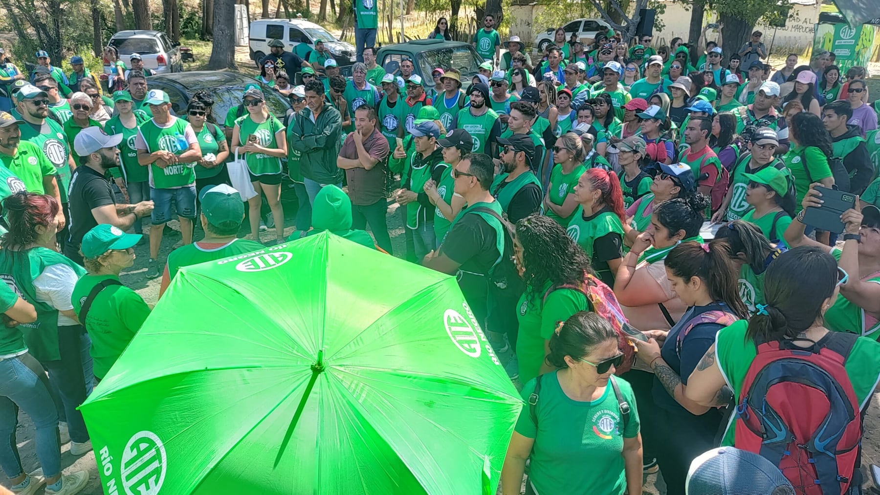ATE se moviliza en Río Negro contra la baja de contratos y a la espera del llamado a paritarias