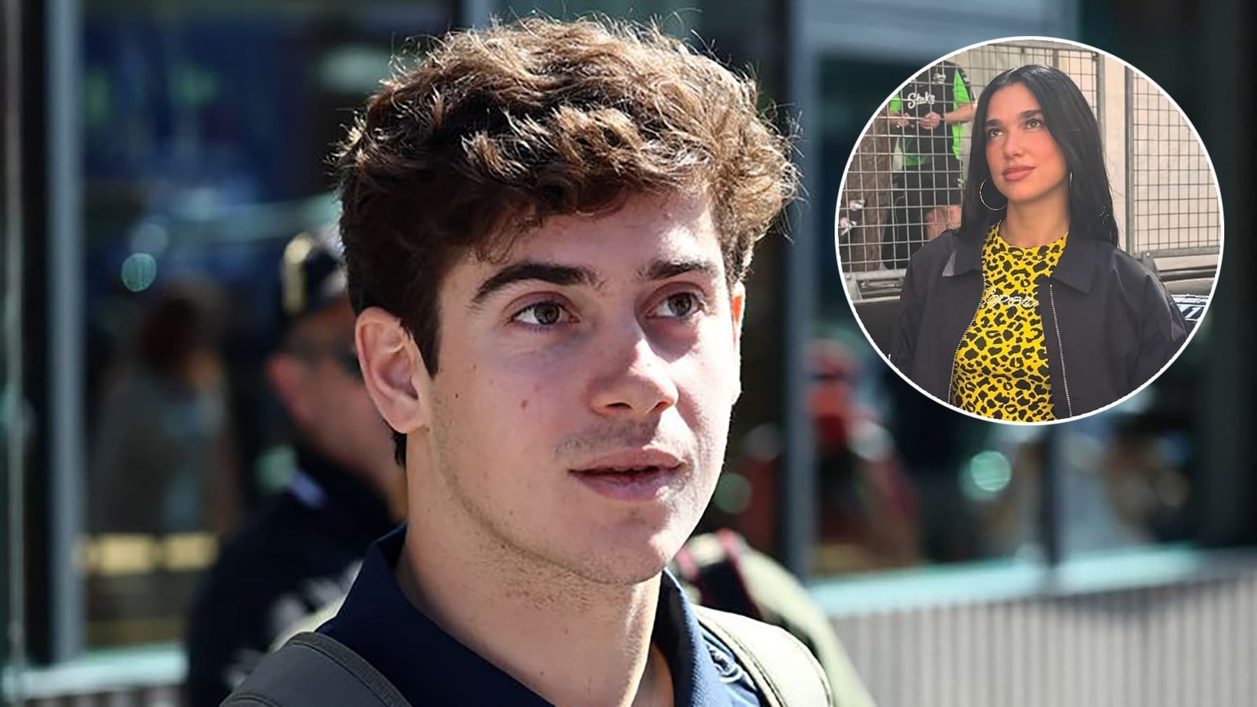 reacción de Colapinto ante la visita de Dua Lipa al Gran Premio de Mónaco de la F1 que se volvió viral